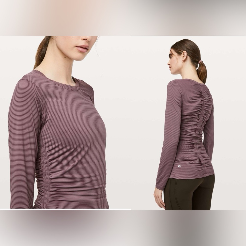 Ruche of Adrenaline Long Sleeve Stripe